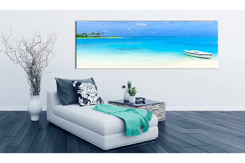 TAVLA Azure Paradise 120x40 - Artgeist sp. z o. o. - Inredning & dekor - Tavlor & konst - Canvastavla