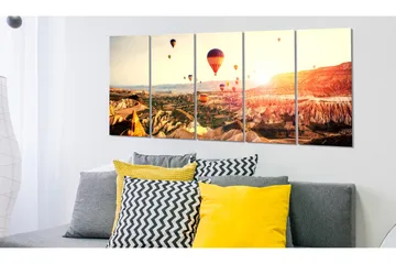 Tavla Balloon Rides 200x80 - Artgeist sp. z o. o. - Inredning & dekor - Tavlor & konst - Canvastavla