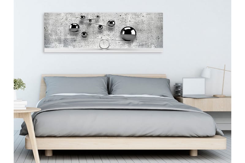 Tavla Balls And Concrete 1 Part Narrow 150x50 - Artgeist sp. z o. o. - Inredning & dekor - Tavlor & konst - Canvastavla