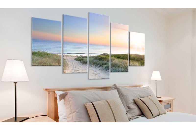 Tavla Baltic Sea In The Morning 200X100 Flerfärgad|Vit - Artgeist sp. z o. o. - Inredning & dekor - Tavlor & konst - Canvastavla