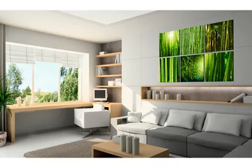 Tavla Bamboo Has Many Faces 120x80 - Artgeist sp. z o. o. - Inredning & dekor - Tavlor & konst - Canvastavla