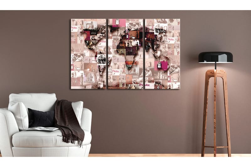 Tavla Banksy Graffiti Collage 120x80 - Artgeist sp. z o. o. - Inredning & dekor - Tavlor & konst - Canvastavla
