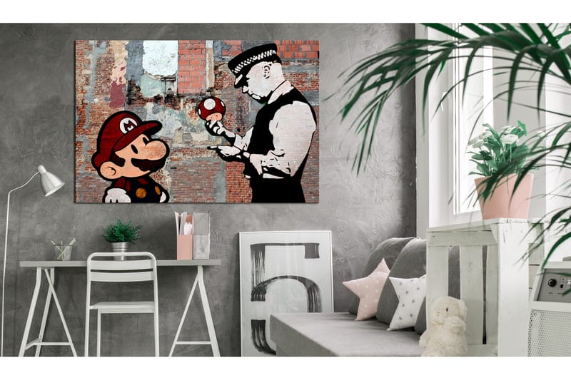 Tavla Banksy: One Last Time 120x80, Artgeist sp. z o. o.