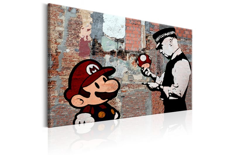 Tavla Banksy: One Last Time 90x60 - Artgeist sp. z o. o. - Inredning & dekor - Tavlor & konst - Canvastavla