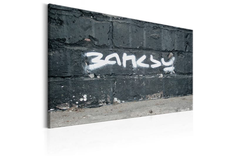 TAVLA Banksy Signature 120x80 - Artgeist sp. z o. o. - Inredning & dekor - Tavlor & konst - Canvastavla