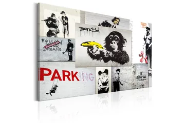 Tavla Banksy: Police Fantasies 120x80 - Artgeist sp. z o. o. - Inredning & dekor - Tavlor & konst - Canvastavla