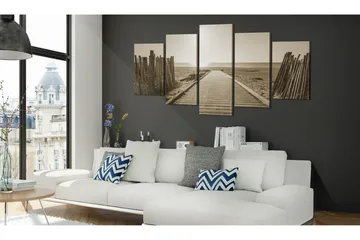 Tavla Beach Of Memories 100x50 - Artgeist sp. z o. o. - Inredning & dekor - Tavlor & konst - Canvastavla