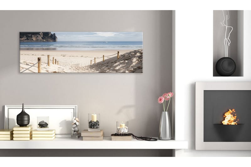 Tavla Beach Path 150x50 - Artgeist sp. z o. o. - Inredning & dekor - Tavlor & konst - Canvastavla