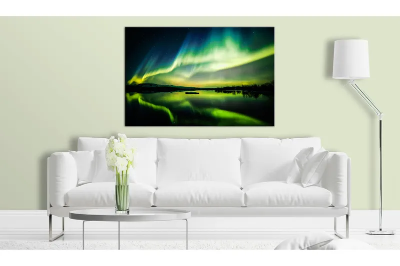 Tavla Beautiful Glow 120X80 Flerfärgad|Grön - Artgeist sp. z o. o. - Inredning & dekor - Tavlor & konst - Canvastavla