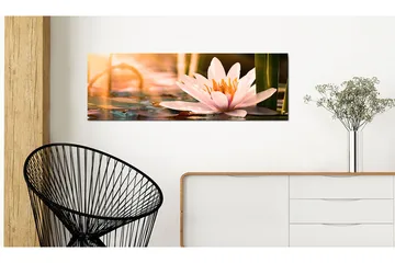 Tavla Beautiful Lotus 150x50 - Artgeist sp. z o. o. - Inredning & dekor - Tavlor & konst - Canvastavla