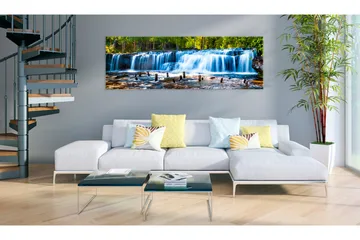 Tavla Beautiful Waterfall 120x40 - Artgeist sp. z o. o. - Inredning & dekor - Tavlor & konst - Canvastavla