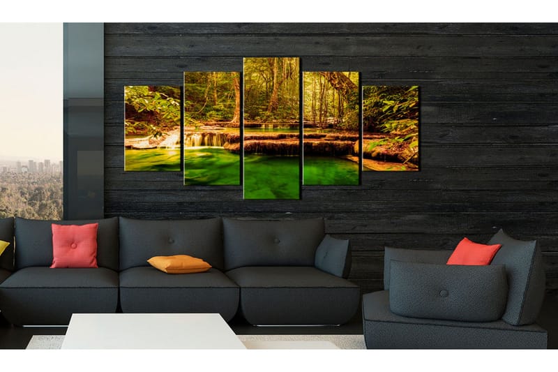 Tavla Beauty Of Nature Waterfall 100x50 - Artgeist sp. z o. o. - Inredning & dekor - Tavlor & konst - Canvastavla