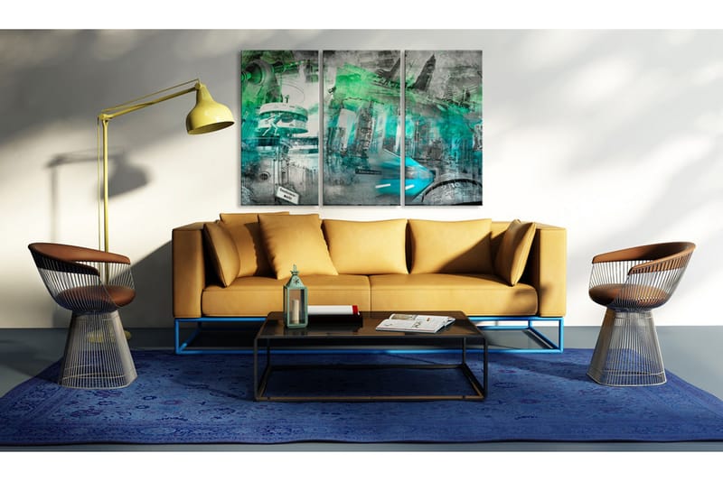 Tavla Berlin Arkitektur Grön 120x80 - Artgeist sp. z o. o. - Inredning & dekor - Tavlor & konst - Canvastavla
