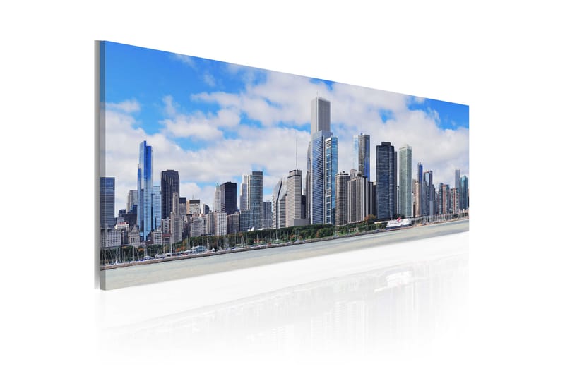 TAVLA Big city big hopes 135x45 - Artgeist sp. z o. o. - Inredning & dekor - Tavlor & konst - Canvastavla