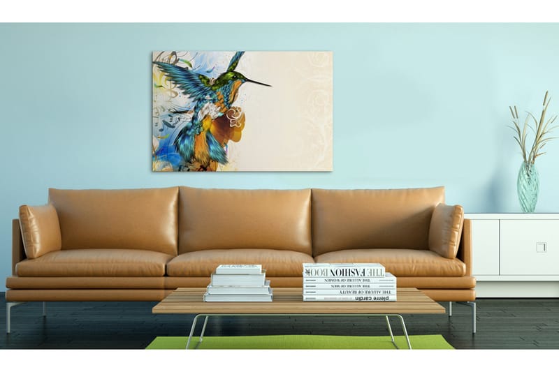 Tavla Bird'S Music 60X40 Flerfärgad - Artgeist sp. z o. o. - Inredning & dekor - Tavlor & konst - Canvastavla