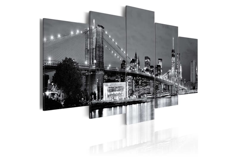 Tavla Black-And-White Glimpse 100x50 - Artgeist sp. z o. o. - Inredning & dekor - Tavlor & konst - Canvastavla