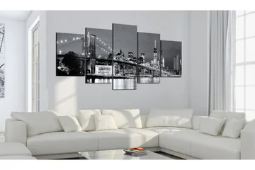 Tavla Black-And-White Glimpse 100x50 - Artgeist sp. z o. o. - Inredning & dekor - Tavlor & konst - Canvastavla