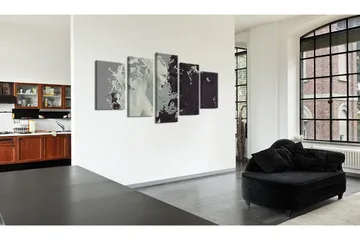 Tavla Black Or White? 5 Pieces 200x100 - Artgeist sp. z o. o. - Inredning & dekor - Tavlor & konst - Canvastavla