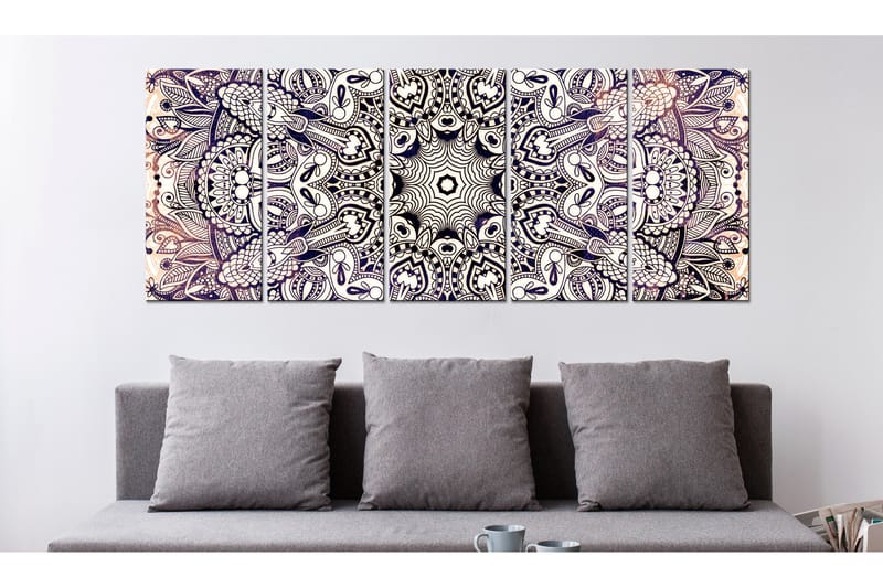 Tavla Black-White Hypnosis 200x80 - Artgeist sp. z o. o. - Inredning & dekor - Tavlor & konst - Canvastavla