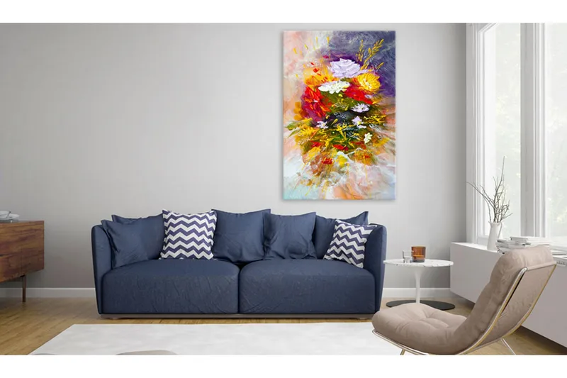 Tavla Blommor i augusti 60x90, Artgeist sp. z o. o.