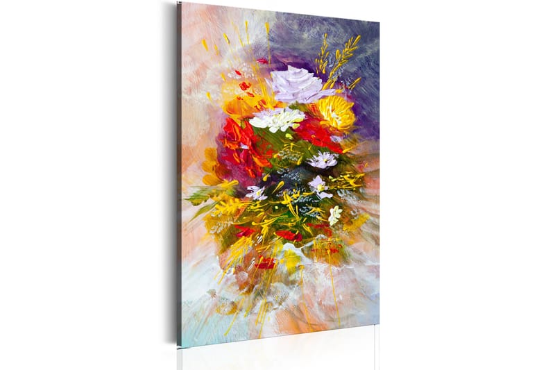 TAVLA Blommor i augusti 80x120 - Artgeist sp. z o. o. - Inredning & dekor - Tavlor & konst - Canvastavla
