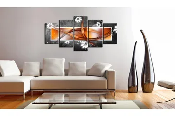 Tavla Blommor Och Abstrakt 100x50 - Artgeist sp. z o. o. - Inredning & dekor - Tavlor & konst - Canvastavla
