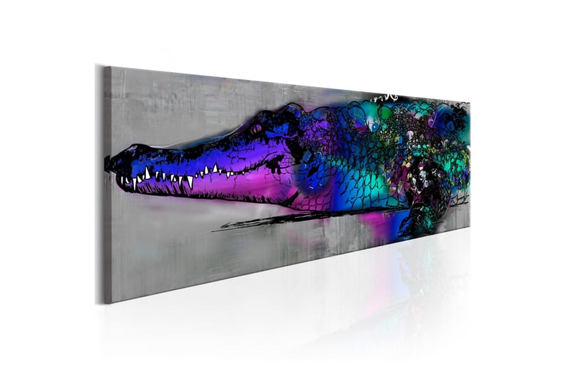 Tavla Blue Alligator 120x40 cm