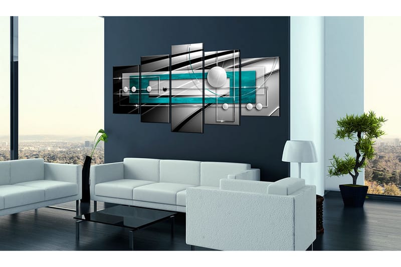 Tavla Blue Balance 100X50 Grön - Artgeist sp. z o. o. - Inredning & dekor - Tavlor & konst - Canvastavla
