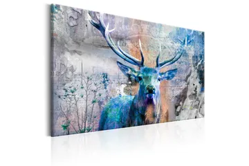 Tavla Blue Deer 120x80 - Artgeist sp. z o. o. - Inredning & dekor - Tavlor & konst - Canvastavla