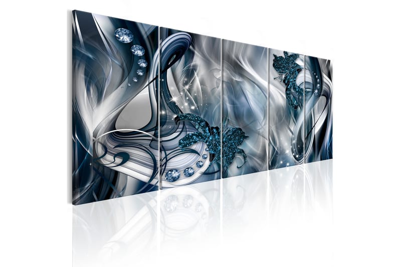 Tavla Blue Glow 200X80 Blå - Artgeist sp. z o. o. - Inredning & dekor - Tavlor & konst - Canvastavla