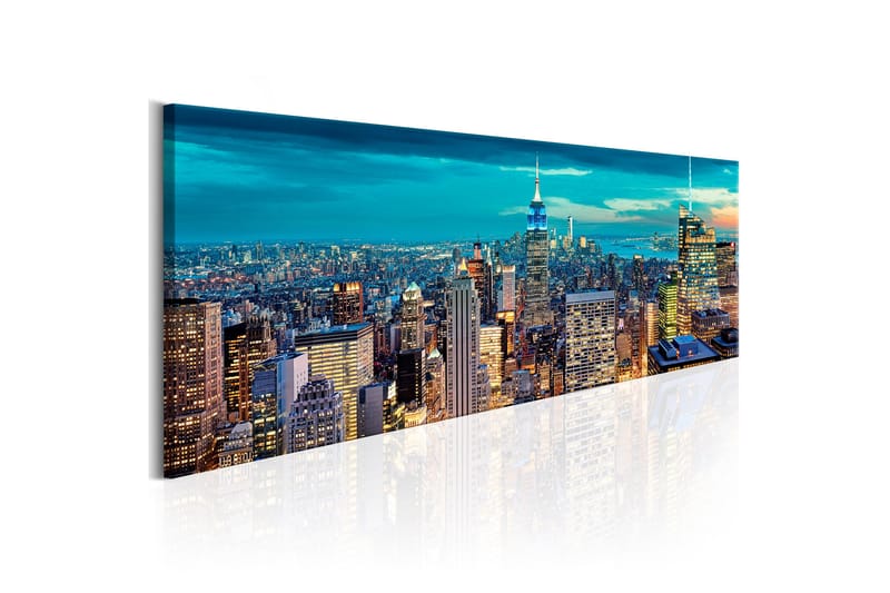 Tavla Blue Metropolis 150x50, Artgeist sp. z o. o.