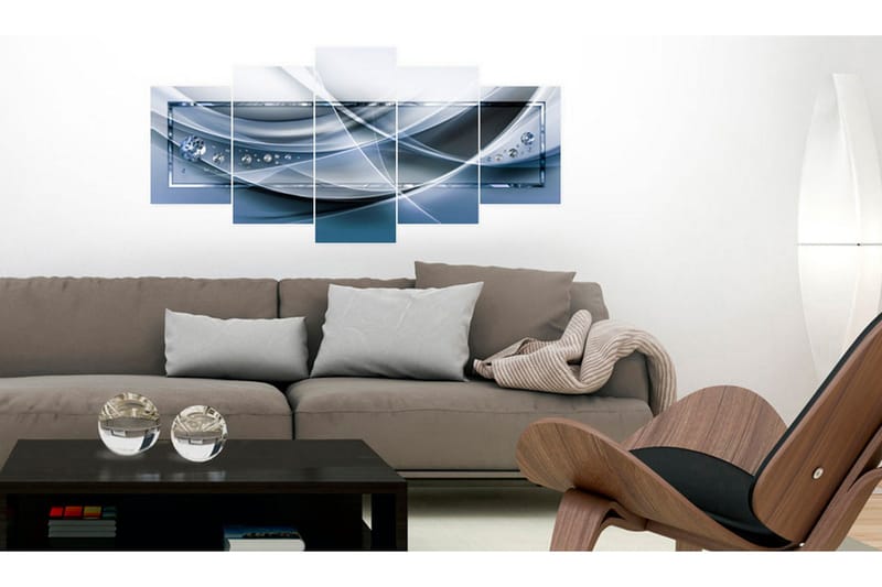 Tavla Blue Rays 100x50 - Artgeist sp. z o. o. - Inredning & dekor - Tavlor & konst - Canvastavla