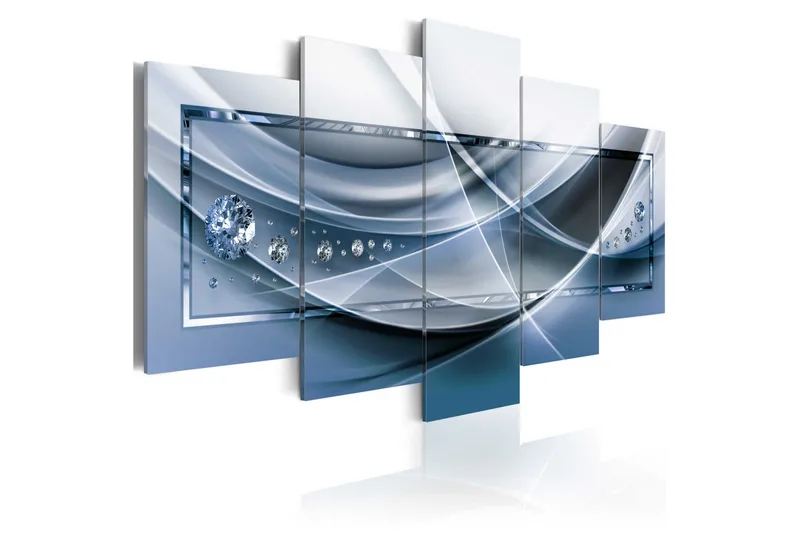 Tavla Blue Rays 100x50 - Artgeist sp. z o. o. - Inredning & dekor - Tavlor & konst - Canvastavla