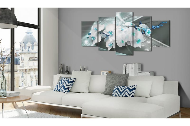 Tavla Blue Poetry 200x100 - Artgeist sp. z o. o. - Inredning & dekor - Tavlor & konst - Canvastavla