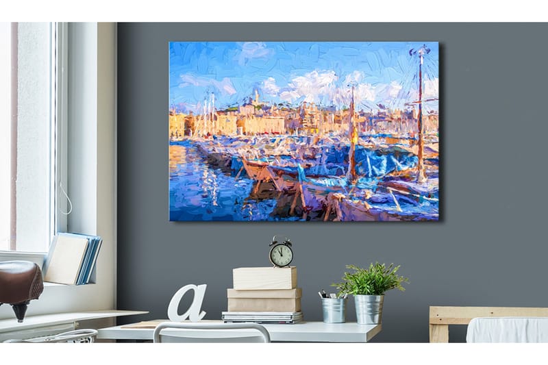 Tavla Blue Port 120x80, Artgeist sp. z o. o.
