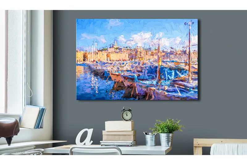TAVLA Blue Port 90x60, Artgeist sp. z o. o.