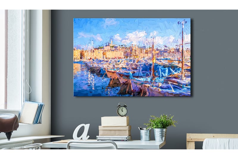 TAVLA Blue Port 60x40 - Artgeist sp. z o. o. - Inredning & dekor - Tavlor & konst - Canvastavla