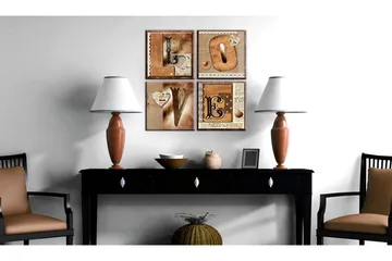 Tavla Boken om kärlek 60x60 - Artgeist sp. z o. o. - Inredning & dekor - Tavlor & konst - Canvastavla