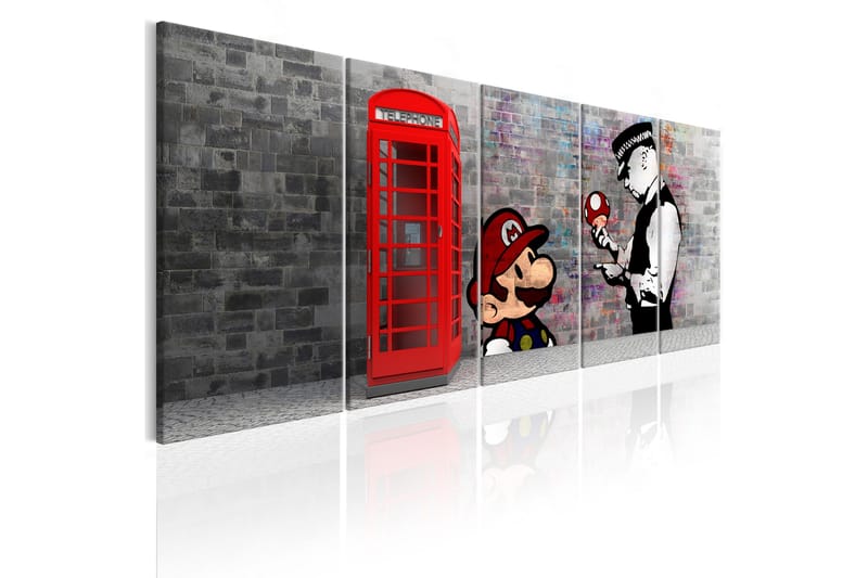 Tavla Brick Graffiti 200x80, Artgeist sp. z o. o.