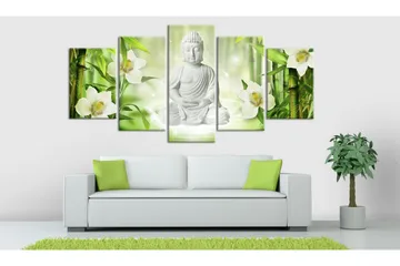 Tavla Buddha And Jasmine 100x50 - Artgeist sp. z o. o. - Inredning & dekor - Tavlor & konst - Canvastavla