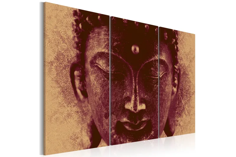 Tavla Buddha face 90x60, Artgeist sp. z o. o.