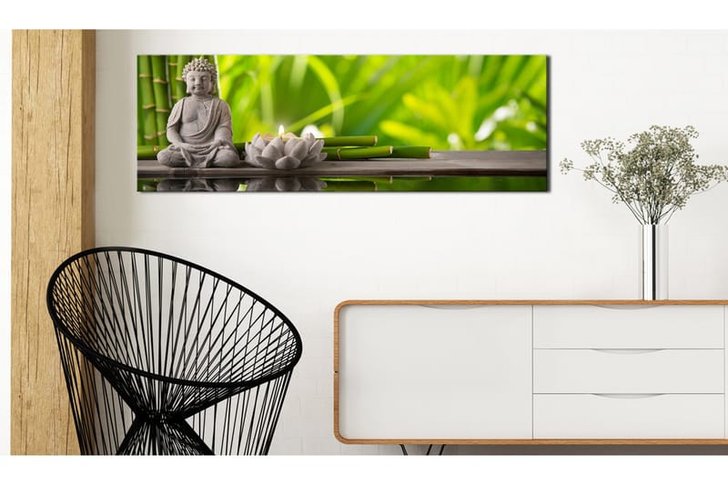 Tavla Buddha Meditation 135x45 - Artgeist sp. z o. o. - Inredning & dekor - Tavlor & konst - Canvastavla