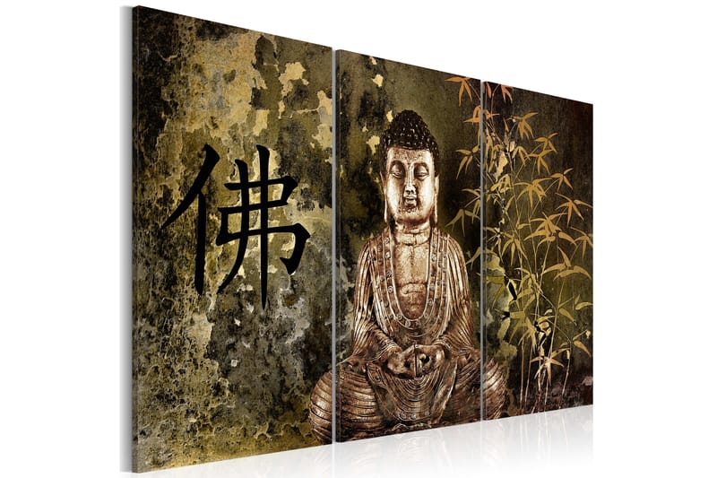 Tavla Buddha Statue 120X80 Flerfärgad - Artgeist sp. z o. o. - Inredning & dekor - Tavlor & konst - Canvastavla