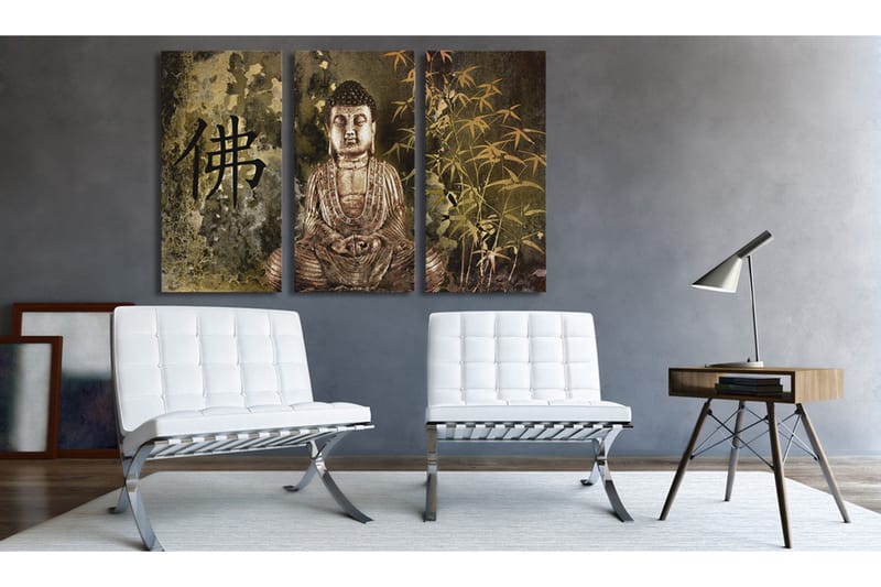 Tavla Buddha Statue 120X80 Flerfärgad - Artgeist sp. z o. o. - Inredning & dekor - Tavlor & konst - Canvastavla