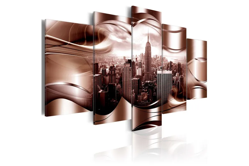 Tavla Burgundy New York 100x50, Artgeist sp. z o. o.