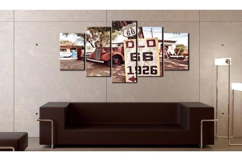 Tavla California Vintage Style 200x100 - Artgeist sp. z o. o. - Inredning & dekor - Tavlor & konst - Canvastavla