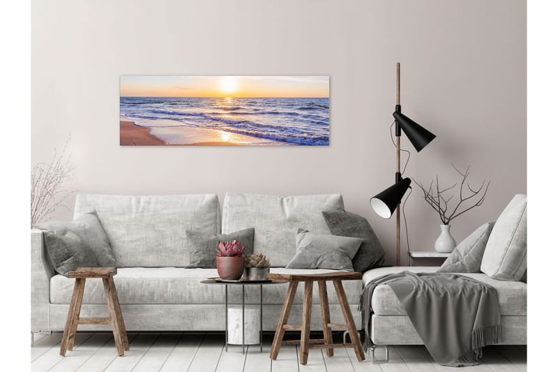 Tavla Calm Waves (1 Part) Narrow Brown 120x40
