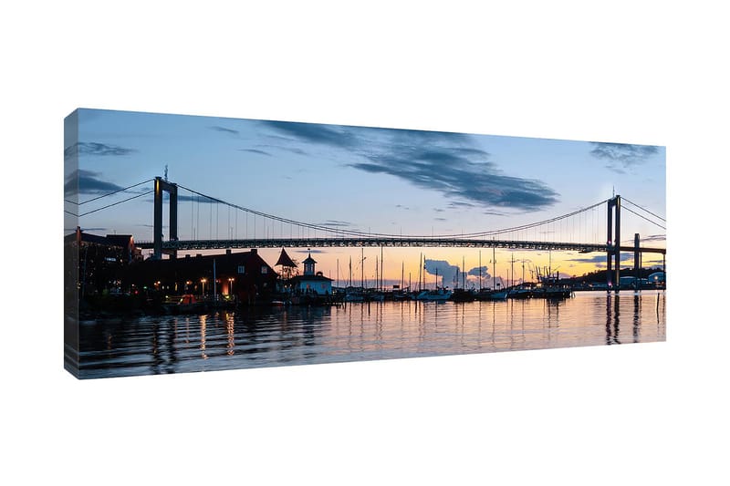 Tavla Canvas Älvsborgsbron, Göteborg 60X150 Cm - 60x150 cm - Canvastavla