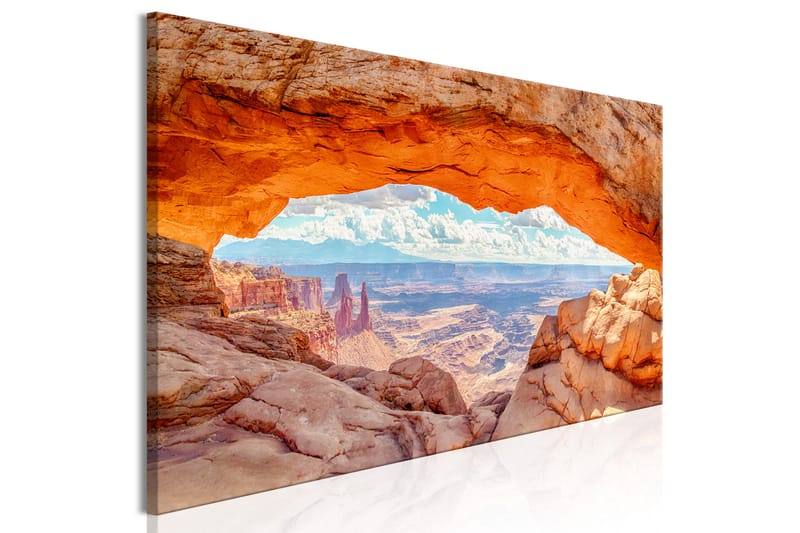 TAVLA Canyon in Utah (1 Part) Narrow 150x50 - Artgeist sp. z o. o. - Inredning & dekor - Tavlor & konst - Canvastavla