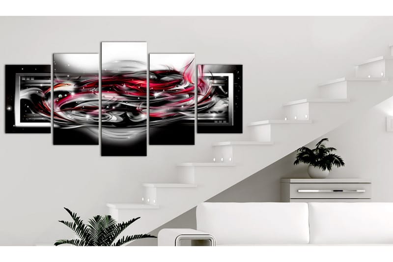 Tavla Carmine Ribbon 100x50 - Artgeist sp. z o. o. - Inredning & dekor - Tavlor & konst - Canvastavla
